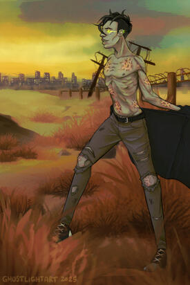 Semi-Shaded; Complex Background