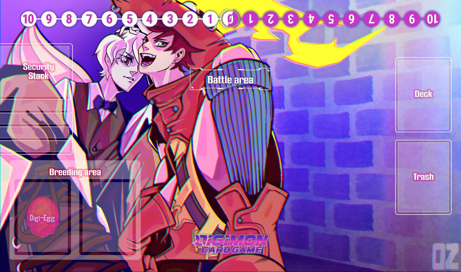 Digimon TCG Playmat Sample